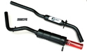 METRO 1 3/4" TWIN BOX EXHAUST SYSTEM (LST021A)
