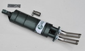 1 3/4" CENTRE EXIT DTM SILENCER WITH ADAPTOR (LRH01DTMB/A)